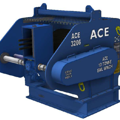 10Te SWL Constant Tension Hydraulic Drum Winch ACE 3206