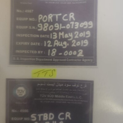 Marine Telescopic 10 Ton Crane Aurora 50TSC12000-2