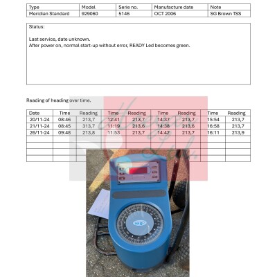 Meridian Gyrocompass Surveyor and Standard type S G Brown.