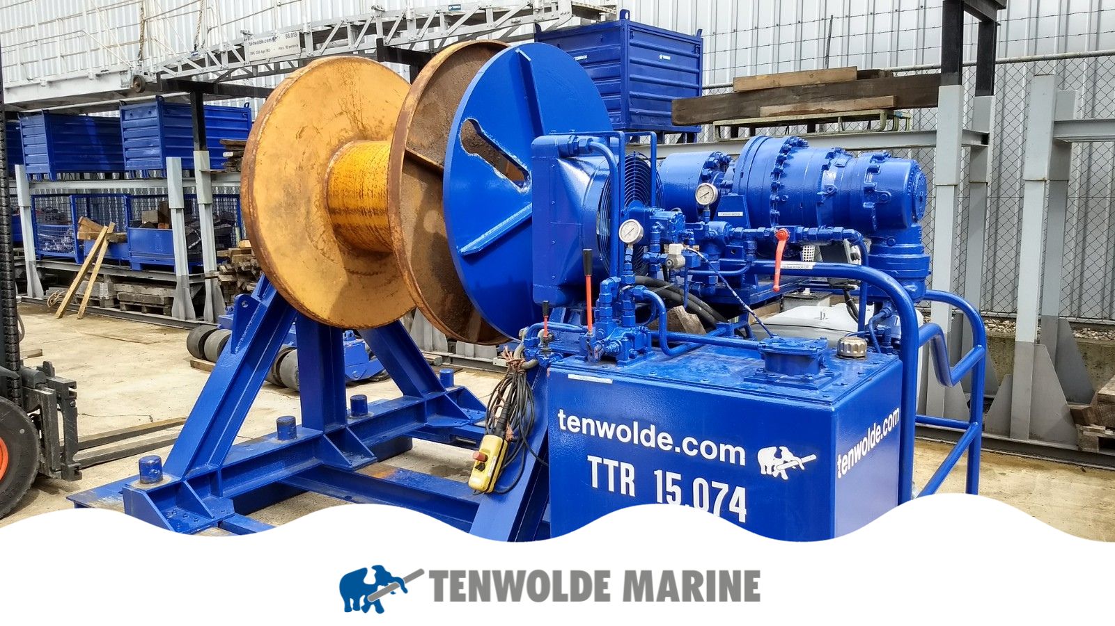 Diesel / Hydraulic spooling winch for rent RemoraDocks