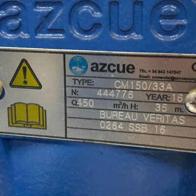 Azcue water pump CM150/33A-2