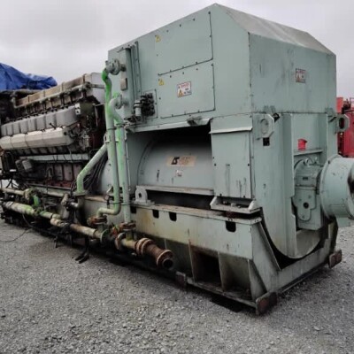 Wärtsilä 16V25 with generator