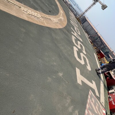 Helideck for Sikorsky S61 or S92