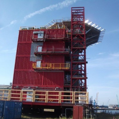 120 men accommodation with helideck