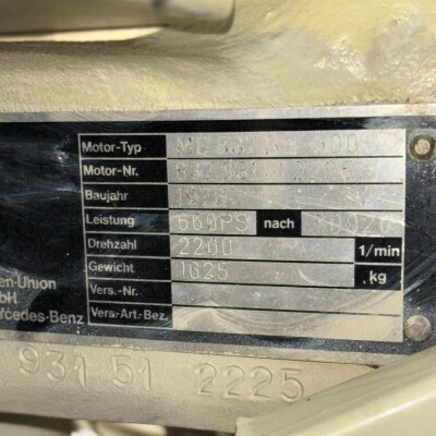 Mercedes Benz MB 837 BA-500 Motor-2