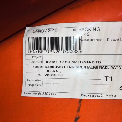 Boom for oil spill-2