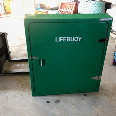 six pcs new “Joe Bird” marine lifebuoy storage cabinets cabinets