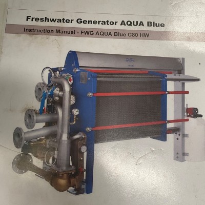 Alfa Laval Fresh Water Generator Aqua Blue -C100-HW-FS Never Used-3