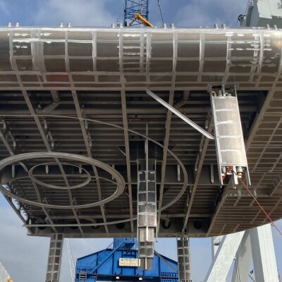 Aluminium Helideck for Bell helicopter-3