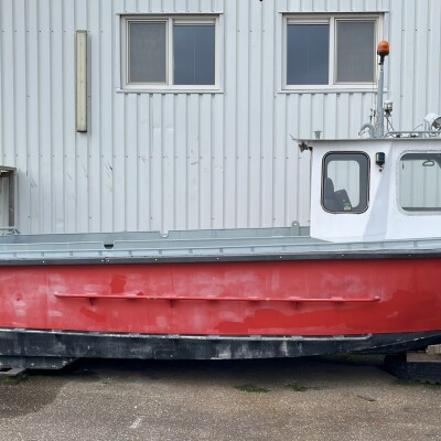 Aluminium (bij) jet- bootje, ex Rijkswaterstaat