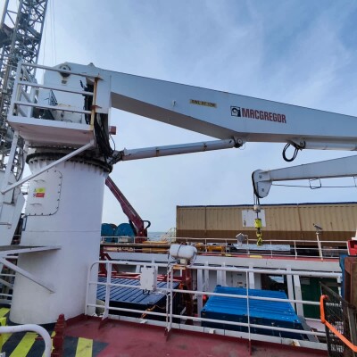 KNUCKLE BOOM JIB CRANE 5 TON - MACGREGOR