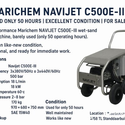 💥 Marichem NAVIJET C500E-III – Used Only 50 Hours | Excellent Condition