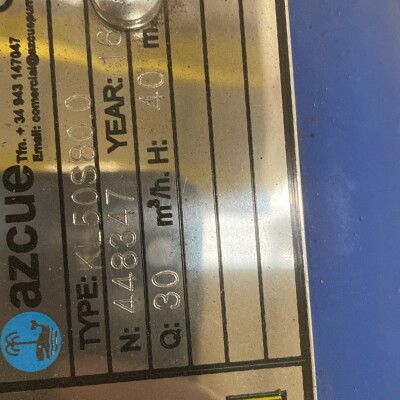 BILGE PUMP AZCUE KL50S80.0-2